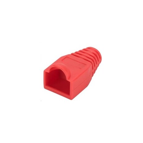 PremiumCord 25ks Krytek konektoru RJ45 - červená