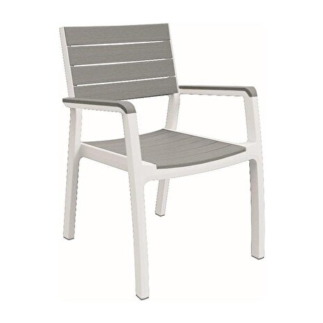 Křeslo zahradní KETER Harmony White/Light Grey