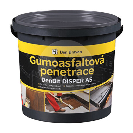 Gumoasfaltová penetrace DEN BRAVEN DenBit DISPER AS 5 kg