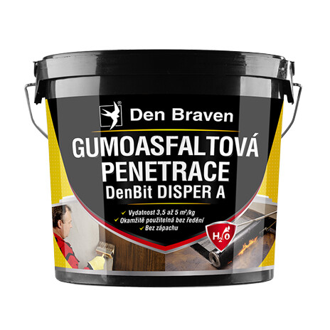 Gumoasfaltová penetrace DEN BRAVEN DenBit DISPER A 5kg