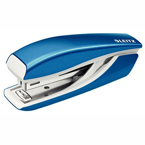LEITZ Mini sešívačka NeXXt 5528, metalická modrá, box