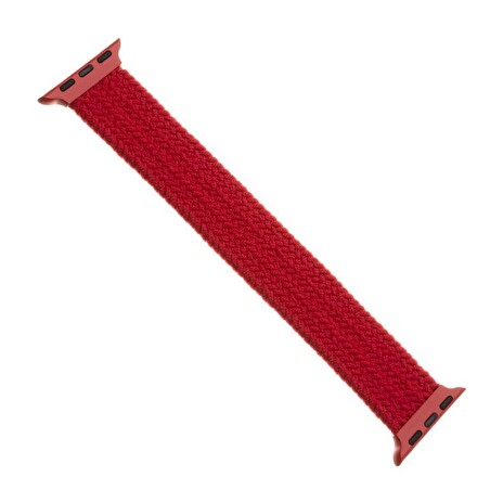 Řemínek FIXED Nylon Strap elastický nylonový pro Apple Watch 42/44mm, velikost L, červený