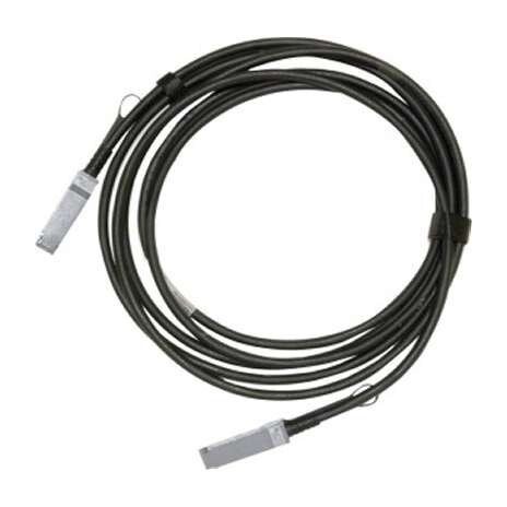 Nvidia Mellanox Technologies 0,5M Passive Copper Cable Ib EDR Upto 100GB/S QSFP28 Black 30AWG