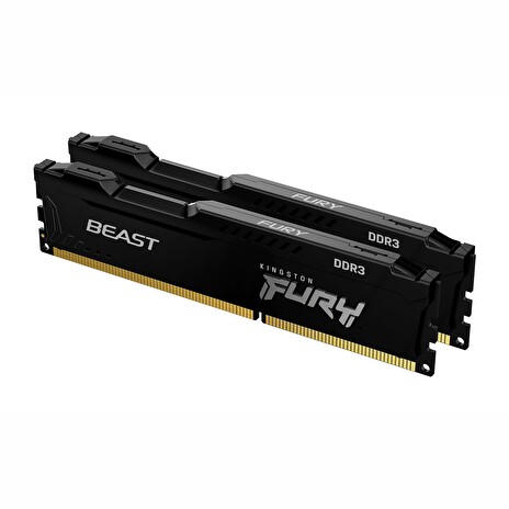 Kingston FURY Beast DDR3 16GB (Kit 2x8GB) 1600MHz DIMM CL10 černá