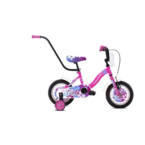 Dětské jízdní kolo Capriolo BMX 12"HT VIOLA bílo-růžové