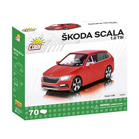 Stavebnice COBI 24582 Škoda Scala 1.0 TSI, 1:35, 70 k