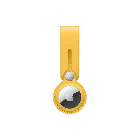 AirTag Leather Loop - Meyer Lemon / SK