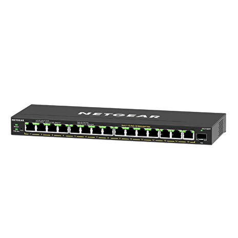 Netgear 16PT GE PLUS SWITCH, PoE+, SFP