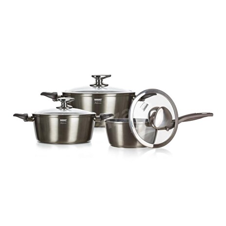 Sada hrnců BANQUET Metallic Platinum 6ks