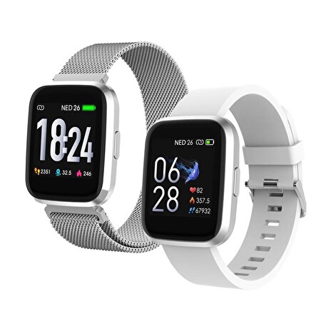 Hodinky IGET FIT F30 Silver