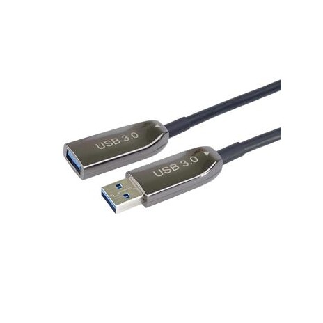 PremiumCord USB 3.0 prodlužovací optický AOC kabel A/Male - A/Female 15m