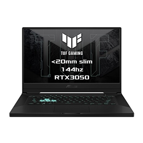 ASUS TUF Dash F15 FX516PC-HN016T i7-11370H/16GB/1T SSD/RTX3050/14" FHD/IPS/144Hz/2r Pick-Up&Return/šedý