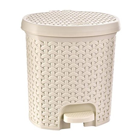 Koš odpadkový ORION Ratan 11,5l Beige