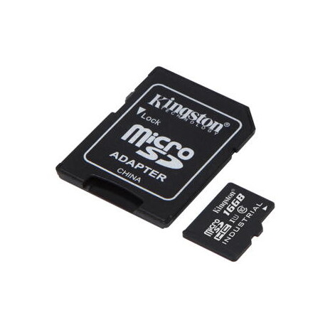 Kingston MicroSDHC karta 16GB Industrial C10 A1 pSLC Card + SD Adapter