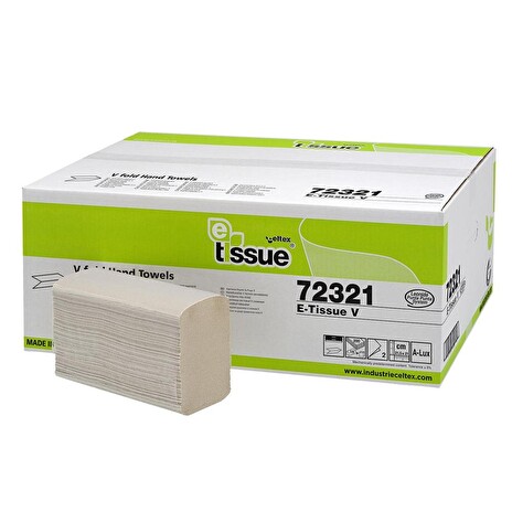 Ručníky Celtex papírové skládané BIO E-Tissue 3000 ks, 2vrstvy