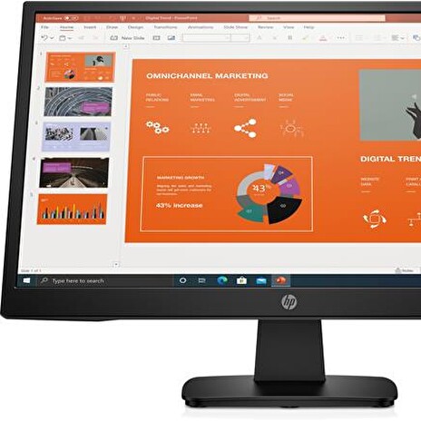 HP P22va G4, 21.5 VA, 1920x1080, 3000:1, 8ms, 250cd, VGA/HDMI, 3-3-0