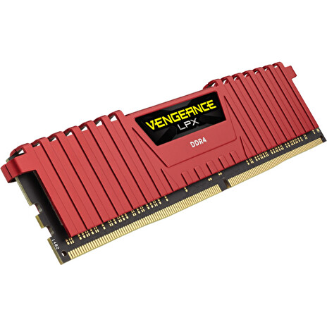 Corsair Vengeance LPX/DDR4/8GB/2400MHz/CL14/1x8GB/Red