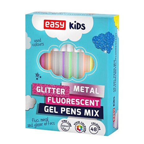Pero EASY GLITTER gelové sada 48ks