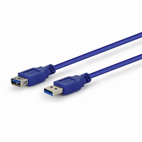 GEMBIRD Kabel USB A-A 3m 3.0 prodlužovací, modrý