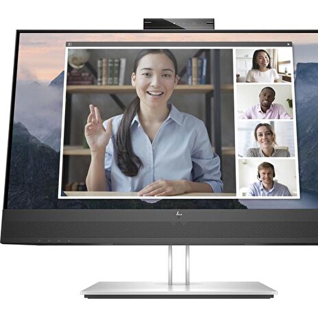 HP E24mv G4 s kabely/23.8"/1920x1080/IPS w/LED/250/5 ms/matný/VGA, DP 1.2, HDMI 1.4, USB-A 3.2 4x, repro ,Web camera