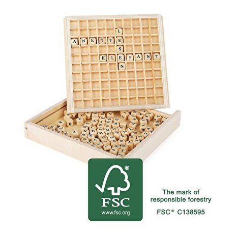 Dětská vzdělávací hra SMALL FOOT Scrabble