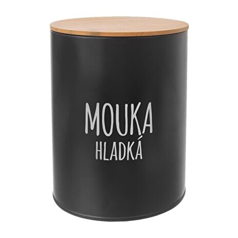 Dóza Orion Black Hladká Mouka 13cm