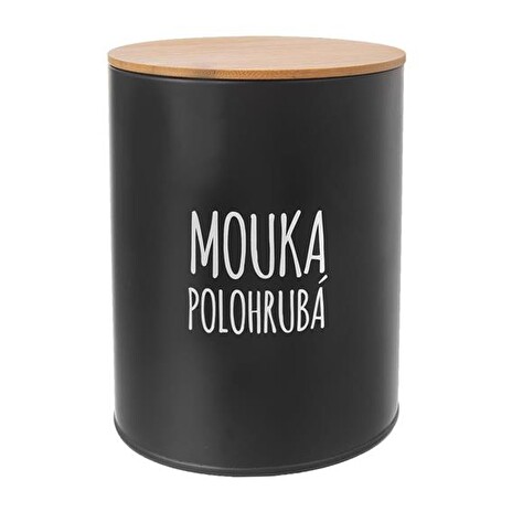 Dóza Orion Black Polohrubá Mouka 13cm