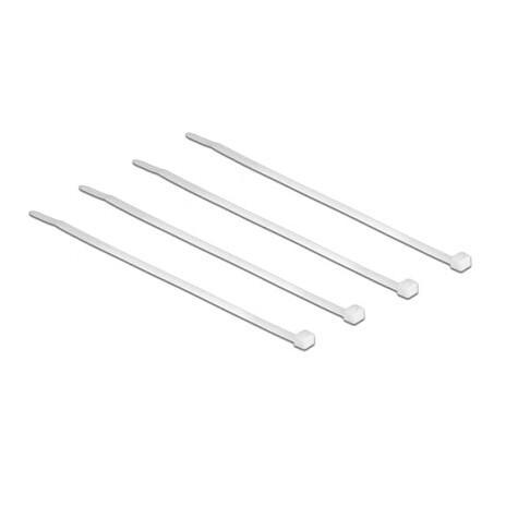 Delock Stahovací pásky transparentní D 100 x Š 2,5 mm 100 ks