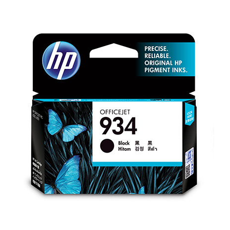 HP 934 černá inkoustová kazeta, C2P19AE