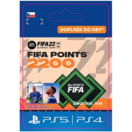 ESD CZ PS4 - FUT 22 – FIFA Points 2200