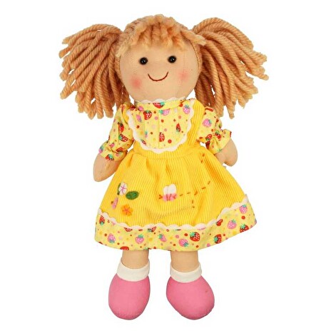 Panenka Bigjigs Toys látková Daisy 28 cm