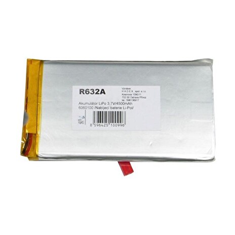 Baterie nabíjecí LiPo 3,7V/4500mAh 6060100 Hadex