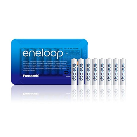 Baterie AAA (R03) nabíjecí 1,2V/750mAh Eneloop PANASONIC Sliding 8ks
