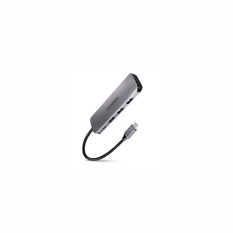 AXAGON HMC-5, USB 3.2 Gen 1 hub, porty 2x USB-A, HDMI, SD/microSD slot, PD 100W, kabel USB-C 20cm