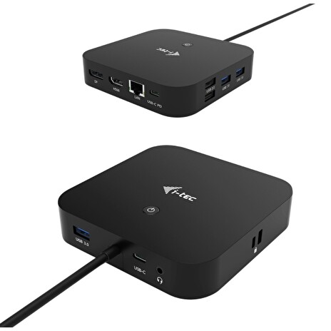 i-tec USB-C HDMI DP Docking Station with Power Delivery 100 W