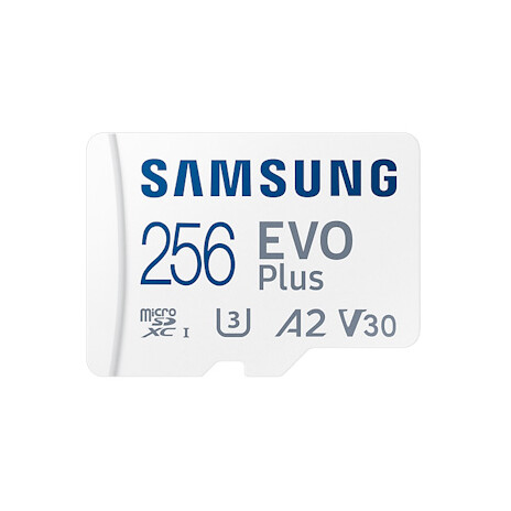 Samsung EVO Plus/micro SDXC/256GB/130MBps/UHS-I U3 / Class 10/+ Adaptér