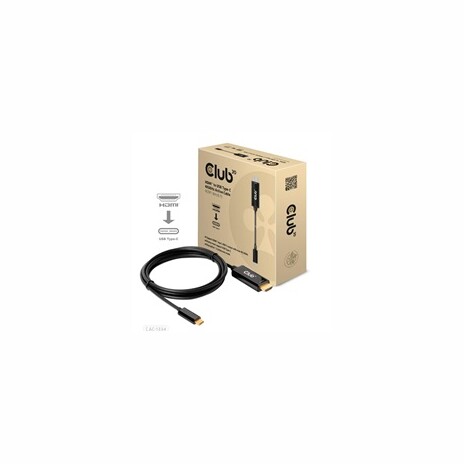 Club3D aktivní kabel HDMI na USB-C, 4K60Hz, 1.8m, M/M