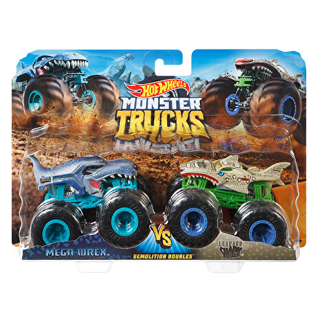 Hračka Mattel Hot Wheels Monster Trucks Demoliční Duo Asst