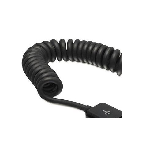 Delock kabel USB 2.0 A samec > USB mini samec, kroucený kabel