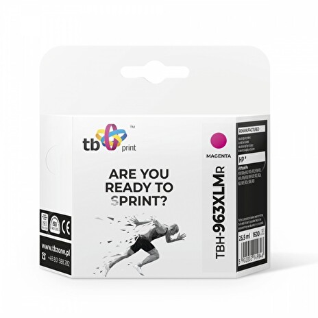 Ink. kazeta TB kompat. s HP OfficeJet Pro 9020 963XL, MA reman.