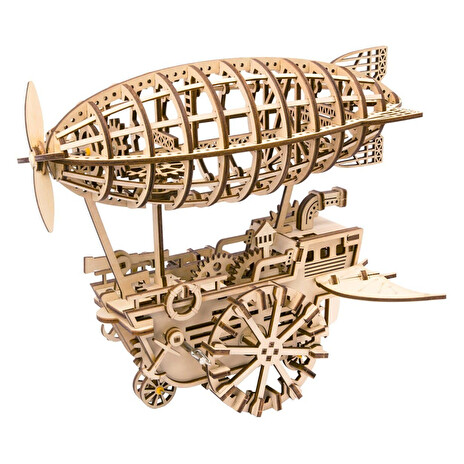 Hračka Robotime 3D dřevěné mechanické puzzle Fantastická vzducholoď