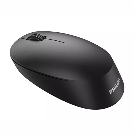 Philips SPK7307B/Kancelářská/Optická/1 600 DPI/Bezdrátová USB/Černá