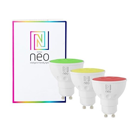 Smart sada LED žárovek GU10 6W RGB+CCT IMMAX NEO 07724C WiFi Tuya