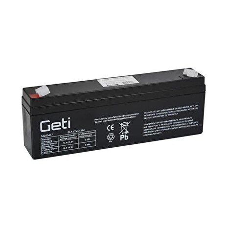 Baterie olověná 12V 2.3Ah Geti