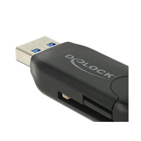 Delock Micro USB OTG čtečka karet + USB 3.0 A male