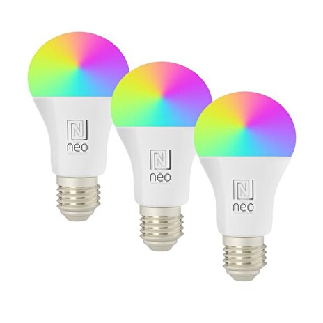 Smart sada LED žárovek E27 11W RGBW+CCT IMMAX NEO 07733C WiFi Tuya