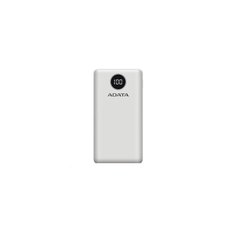 ADATA PowerBank P20000QCD - externí baterie pro mobil/tablet 20000mAh, 2,1A, bílá (74Wh)