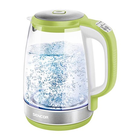 Konvice rychlovarná SENCOR SWK 2197GG Silver/Green