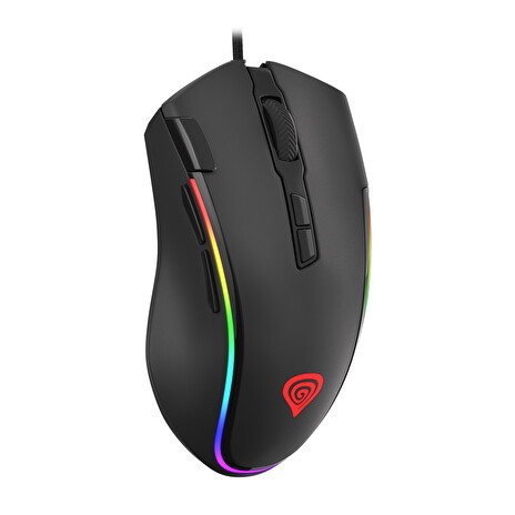 Genesis herní optická myš KRYPTON 700 G2/RGB/8000 DPI/Herní/Optická/Drátová USB/Černá
