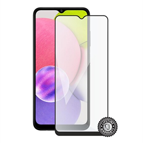 Screenshield SAMSUNG A037 Galaxy A03s (full COVER black) Tempered Glass Protection